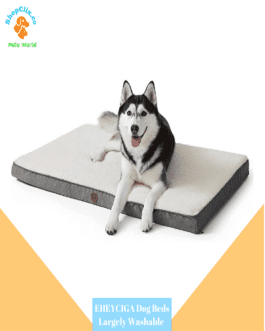 EHEYCIGA Dog Beds Largely Washable With Removable Cover