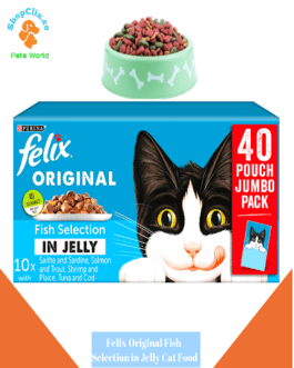 Felix Original Fish Selection in Jelly Cat Food 40 x 100g