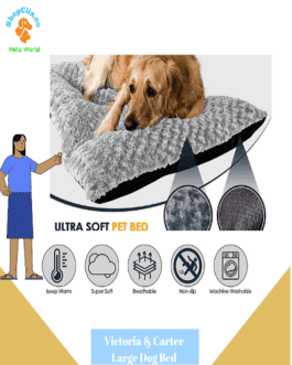 Victoria & Carter Large Dog Bed Ultra Soft Pet Bed