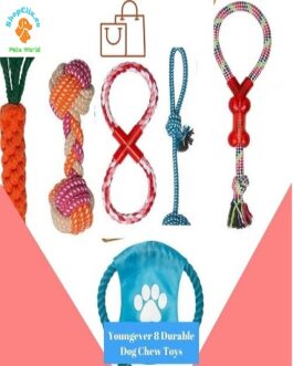 Youngever 8 Durable Dog Chew Toys, Dog Rope Toys Value Pack