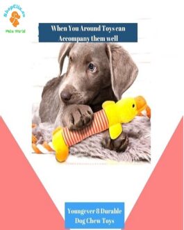Youngever 8 Durable Dog Chew Toys, Dog Rope Toys Value Pack